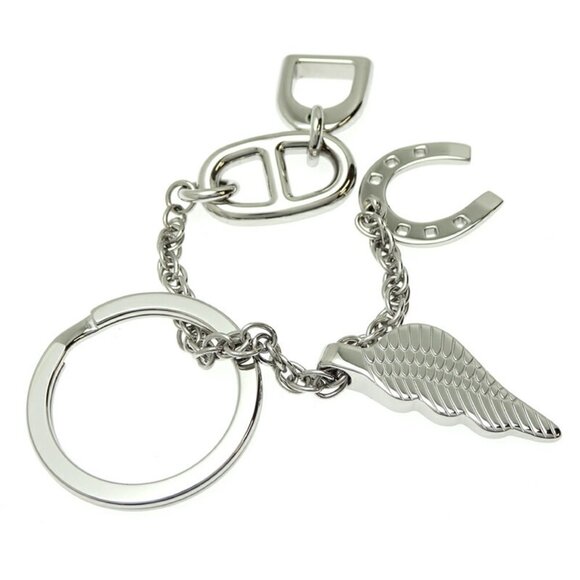 HERMES Silver Keyring - Picture 4 of 6